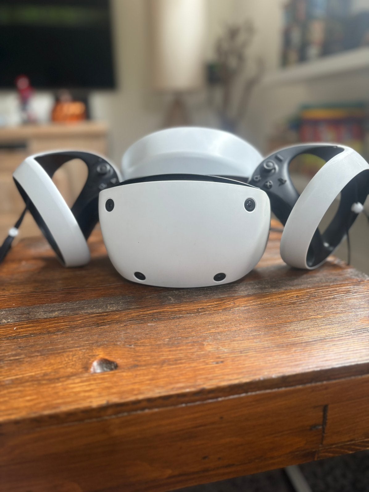 Psvr2 -inclusief opberg tas, oplader en controllers, Spelcomputers en Games, Virtual Reality, Verzenden, Gebruikt, VR-bril, Sony PlayStation