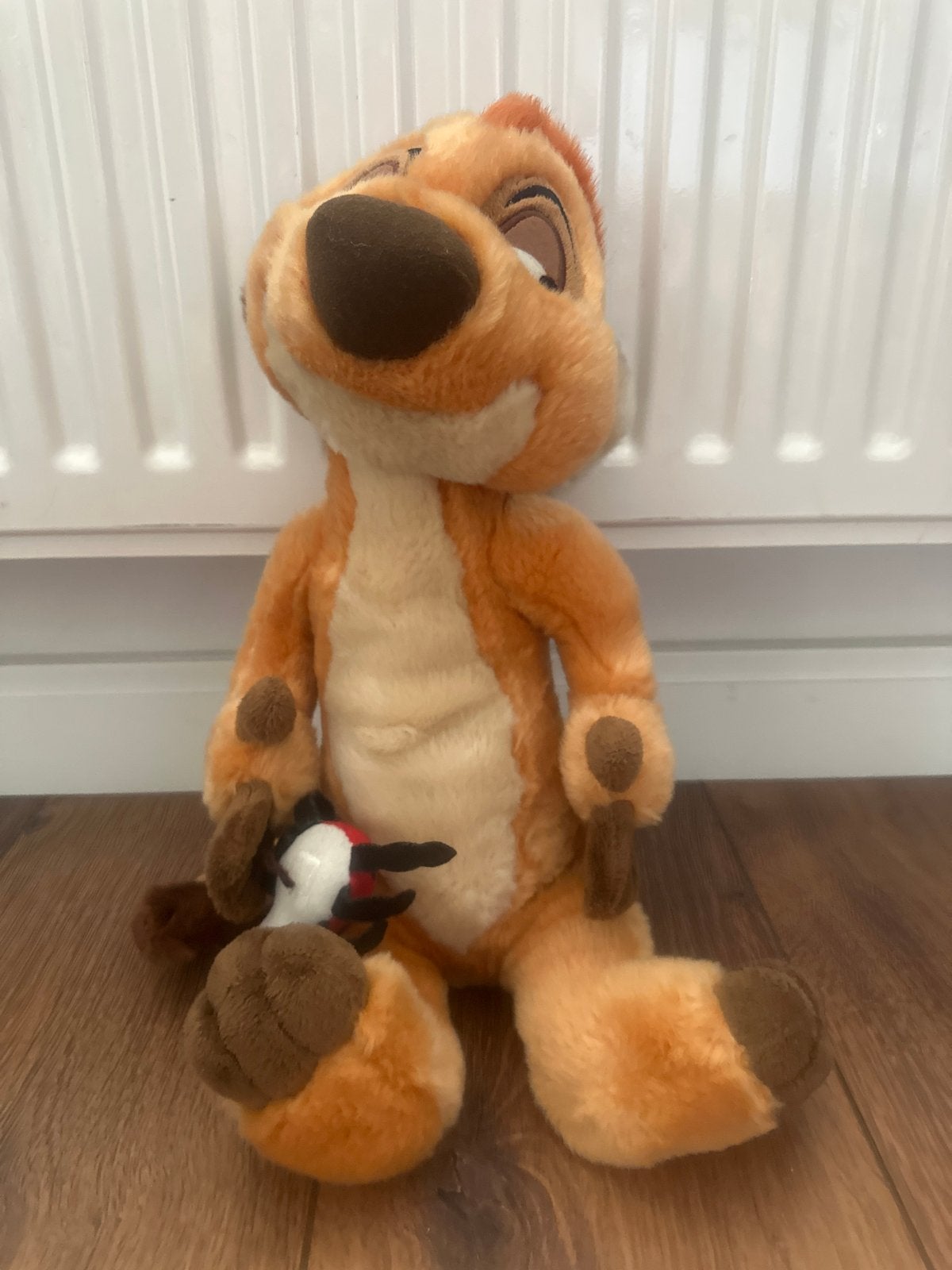 Timon knuffel Disney's De Leeuwenkoning, Oranje, Disney, Overige typen, Ophalen of Verzenden