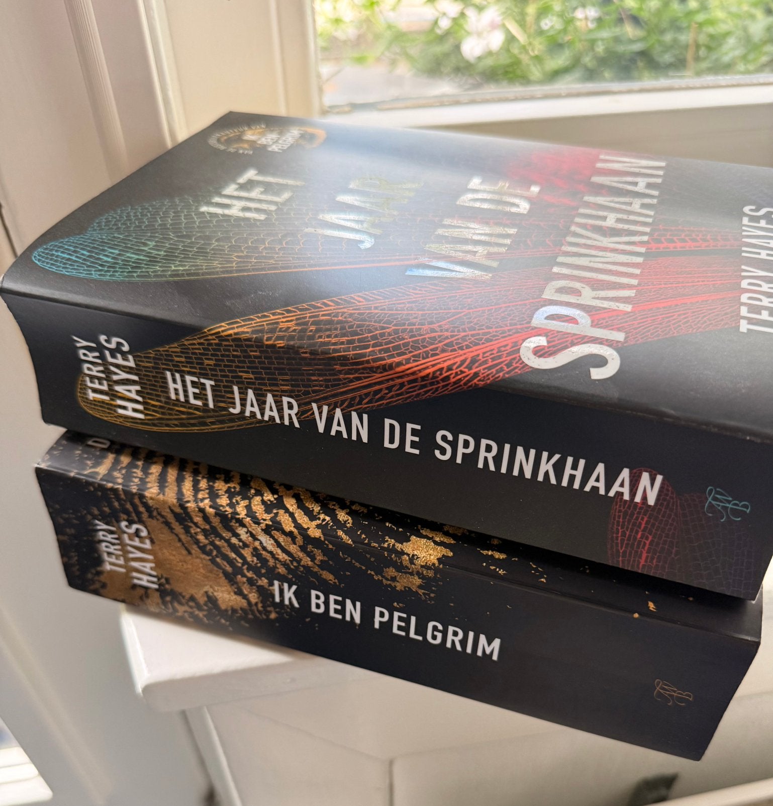 Ik ben pelgrim en Het jaar van de sprinkhaan van Terry Hayes, Ophalen, Zo goed als nieuw