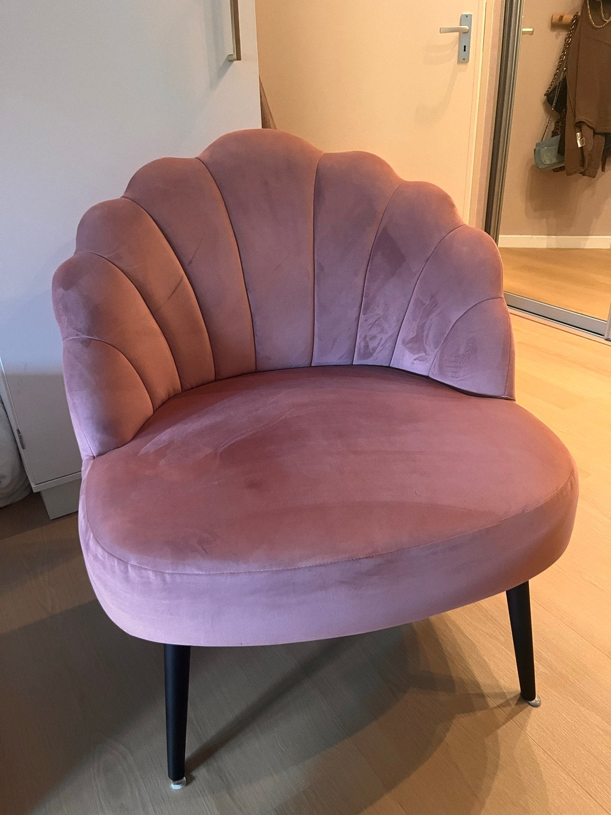 Roze schelpen stoel, Ophalen, Gebruikt, Overige kleuren, Eén