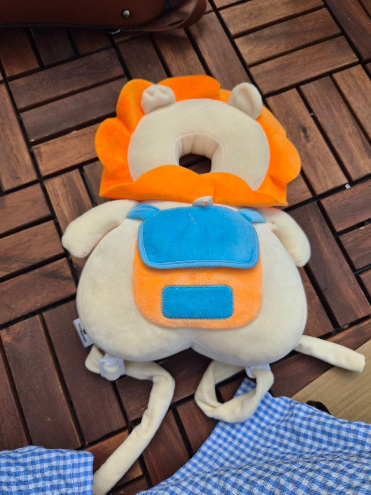 Vulpes Goods Babycare Hoofdbeschermer Leeuw, Ophalen of Verzenden, Gebruikt