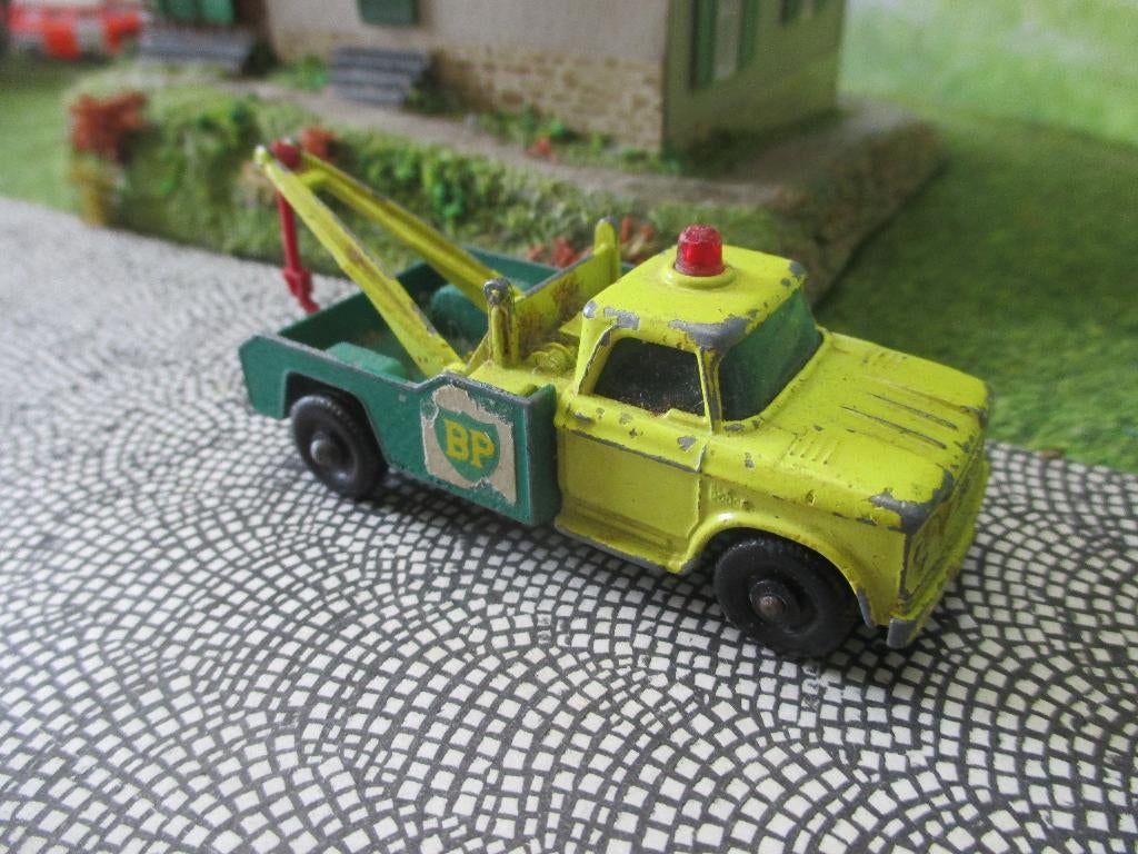 1/85 Dodge BP Takelwagen Lesney Matchbox No.13 1965-1969 #1, Ophalen of Verzenden, Gebruikt, Bus of Vrachtwagen