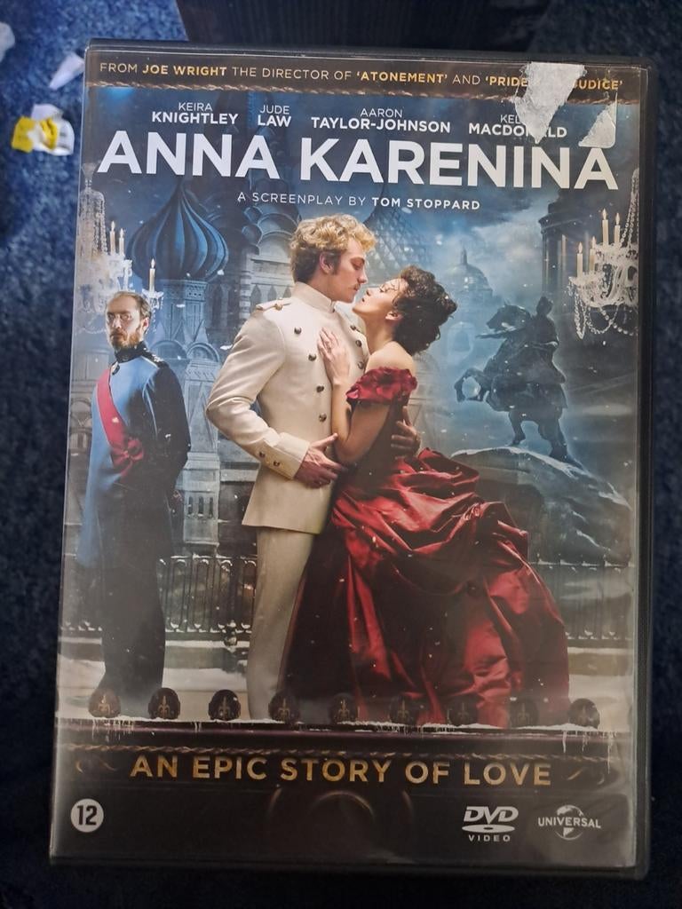 Anna karenina (dvd), Vanaf 12 jaar, Ophalen of Verzenden, Zo goed als nieuw