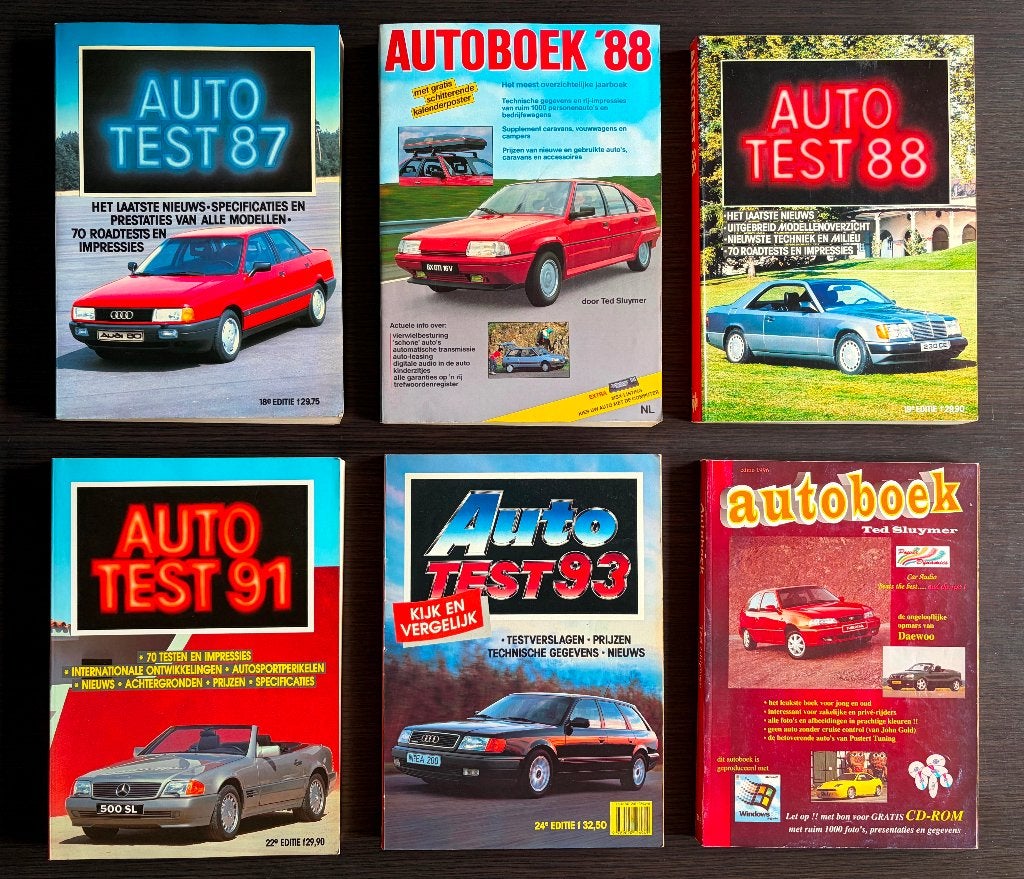 Autotest jaarboeken 1987-2015 - prijs per stuk, Boeken, Verzenden, Gelezen, Algemeen