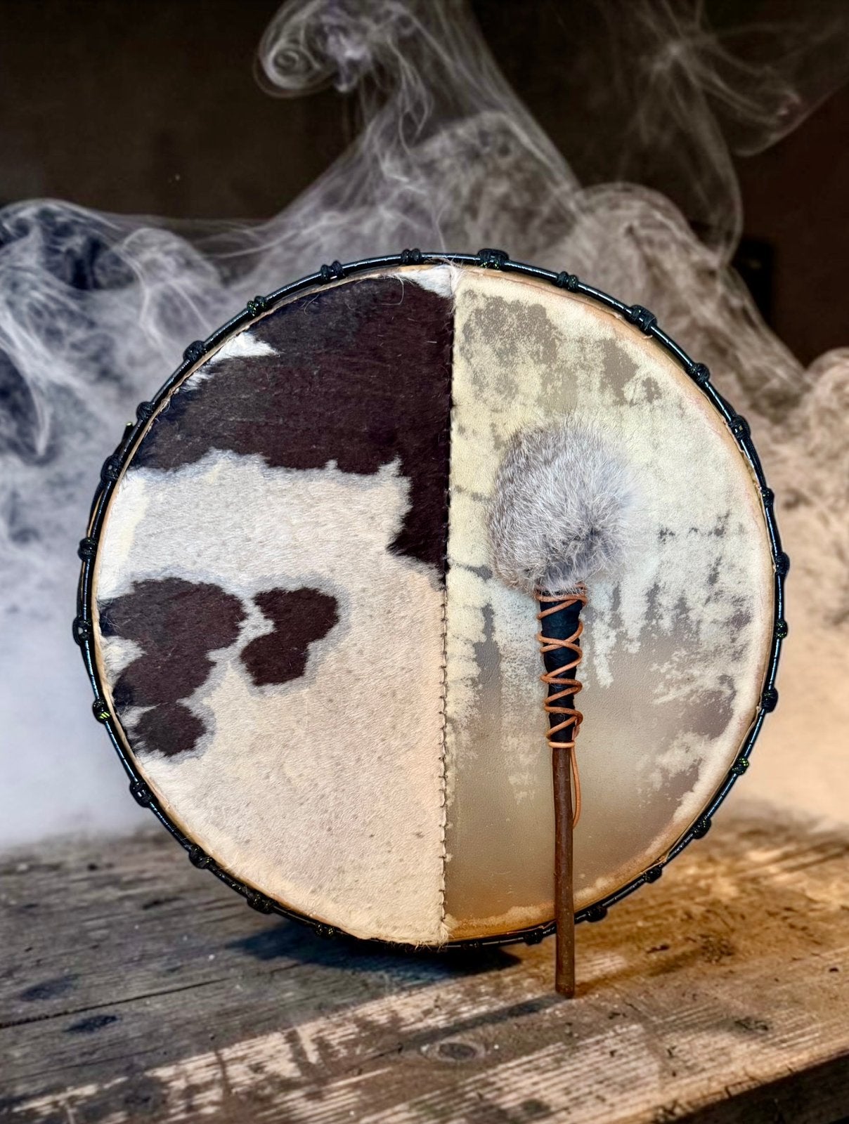 Two Spirit/Two sound Sjamanendrum Paard/Geit 42 cm, Muziek en Instrumenten, Percussie, Verzenden, Nieuw, Trommel