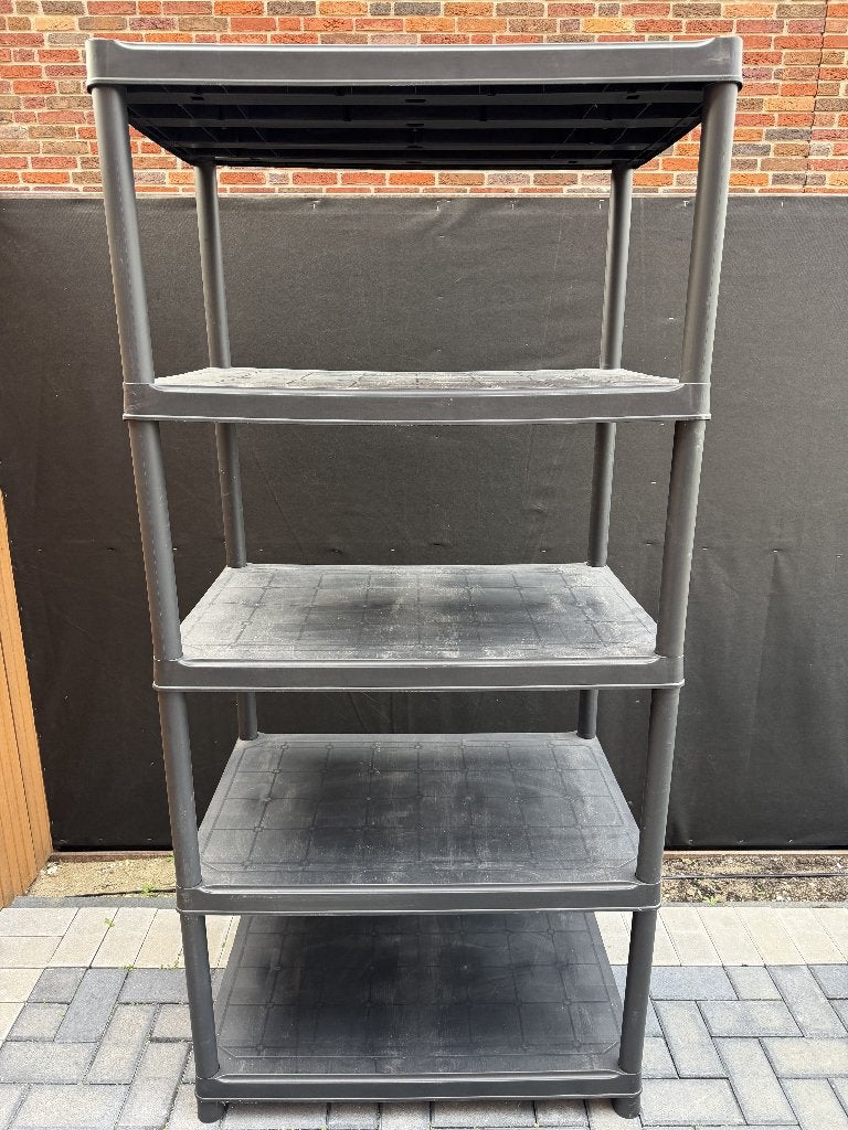Stellingkast 187x90x60 cm kunststof, Ophalen, Gebruikt
