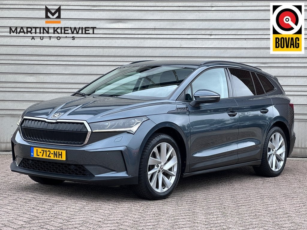 Skoda Enyaq iV 60 First Edition|SOH 89,91%|Trekhaak|Warmtepo, Auto's, Skoda, Bedrijf, Te koop, Enyaq, ABS, Achteruitrijcamera