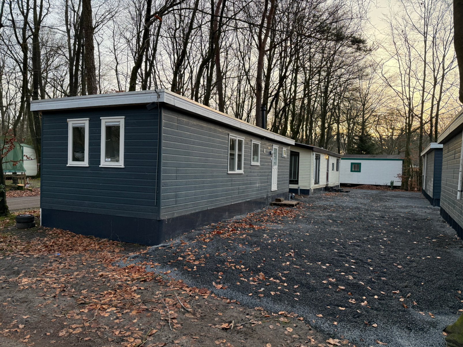 Chalet/stacarvan te huur.