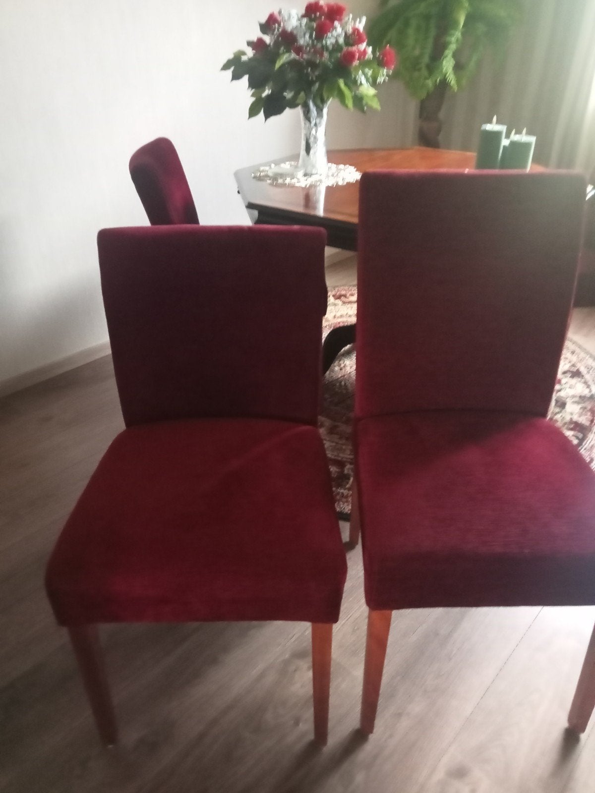 mooie stoelen., Huis en Inrichting, Stoelen, Ophalen, Zo goed als nieuw, Vier, Stof