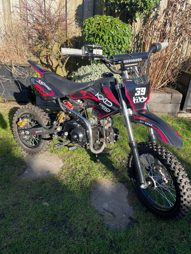 Pitbike 110cc AUTOMAAT, Ophalen, Zo goed als nieuw, 110 cc, Pitbike