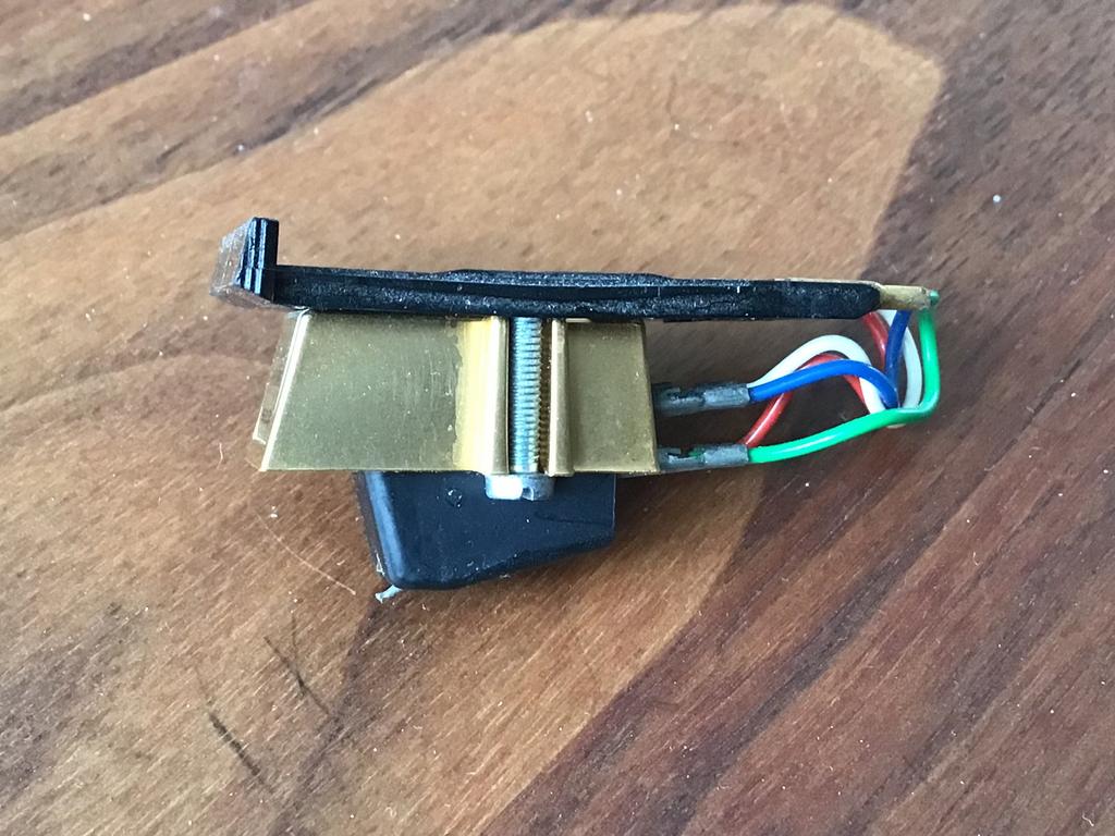 ✅ PHILIPS GP412 GOLD CARTRIDGE IN PHILIPS INSCHUIFSLEDE ✅, Audio, Tv en Foto, Platenspelers, Ophalen of Verzenden, Zo goed als nieuw