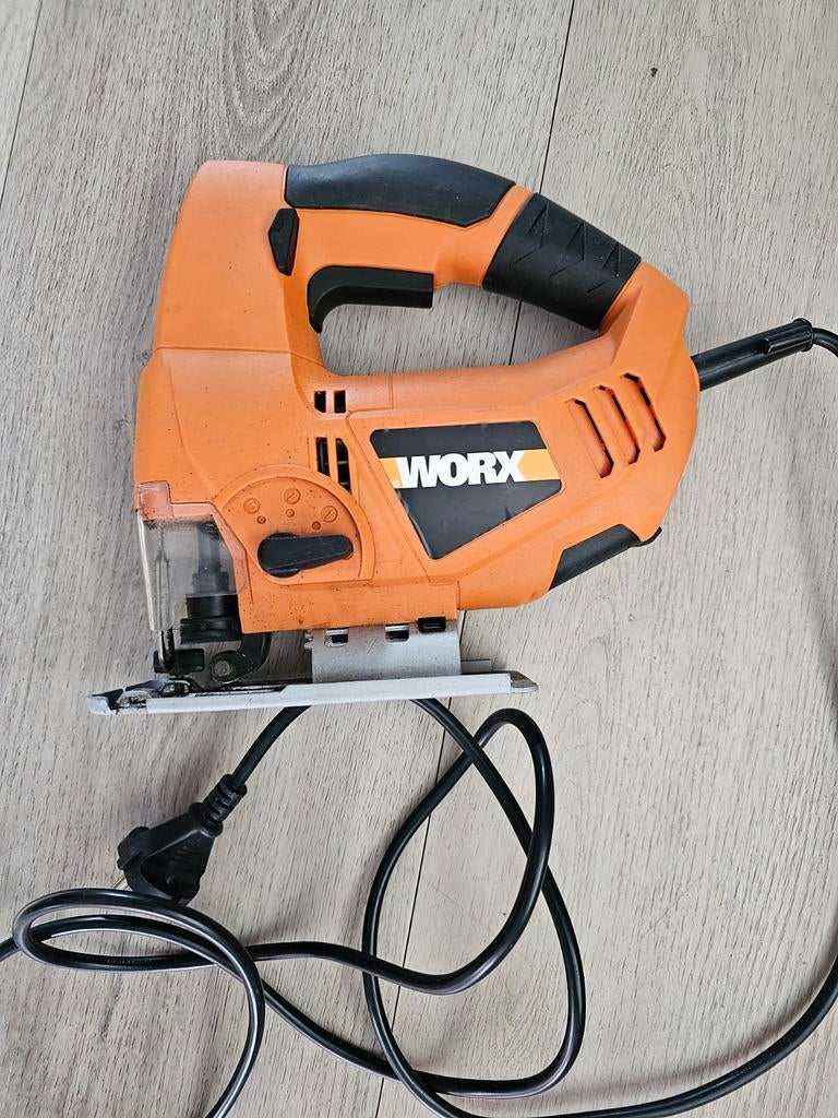Worx Decoupeerzaag - Oranje en Zwart, Gebruikt, Decoupeerzaag, Worx, 600 tot 1200 watt