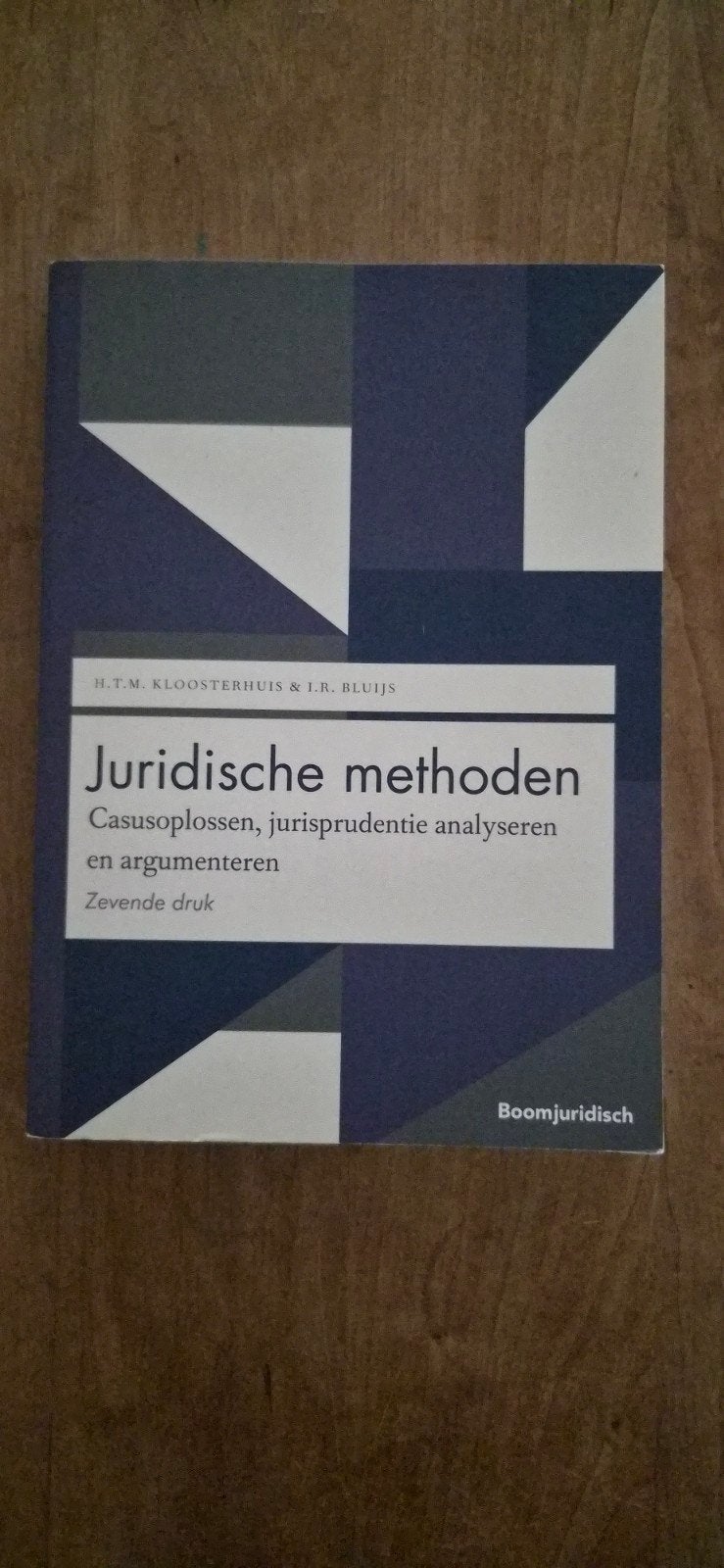 Juridische Methoden - Casusoplossen & Jurisprudentie, Boeken, Ophalen of Verzenden