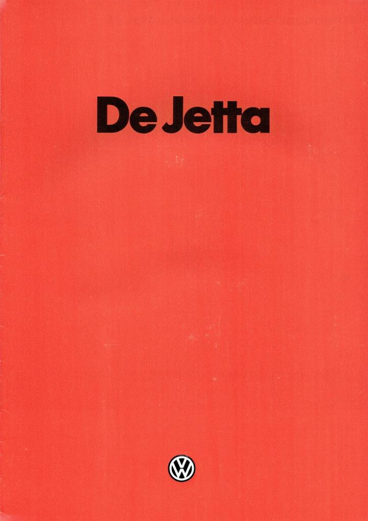 Folder Volkswagen Jetta (1981), Verzenden, Gelezen, Volkswagen