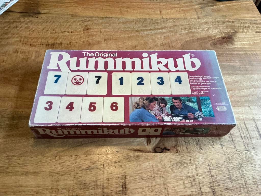 Rummikub grote stenen, Ophalen of Verzenden, Gebruikt