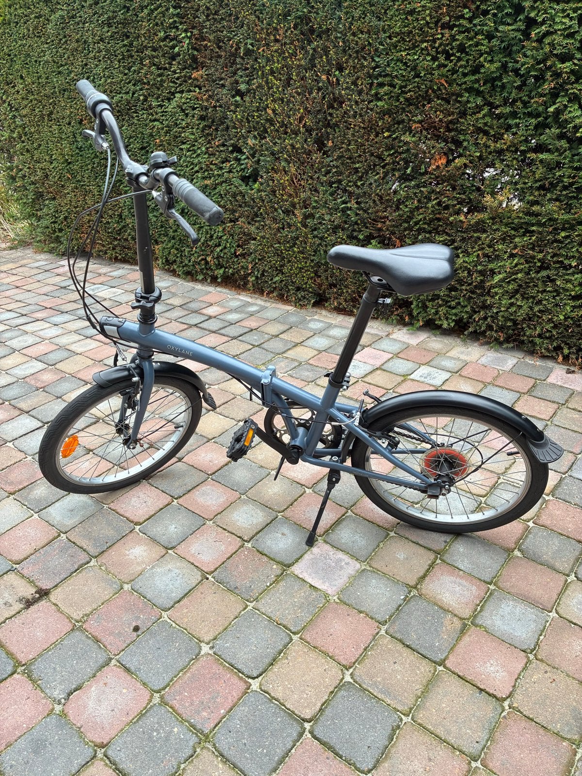 Oxilane vouwfiets - Blauw, 6 versnellingen, goede staat, Ophalen, Gebruikt, Overige merken, Versnellingen