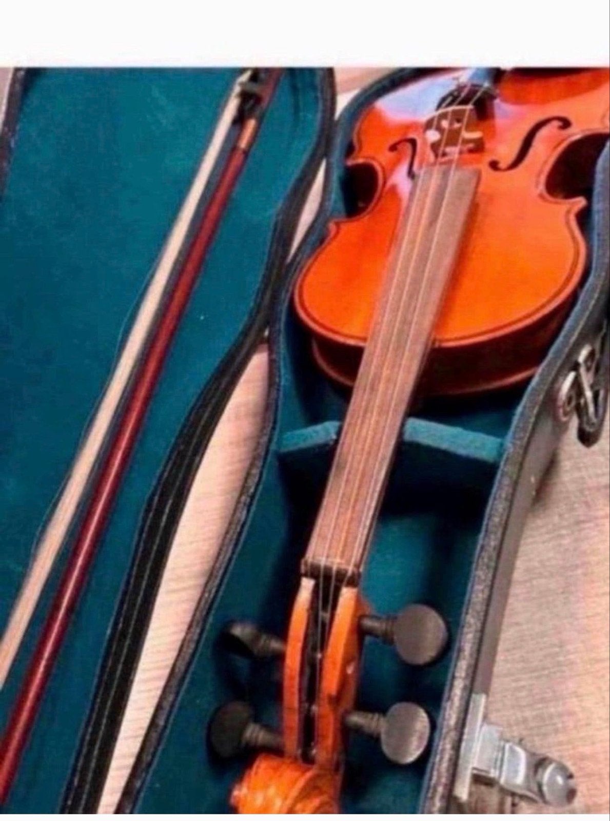 2/4 Viool voor beginners met koffer en strijkstok, Muziek en Instrumenten, Gebruikt, 1/2-viool, Viool, Ophalen of Verzenden