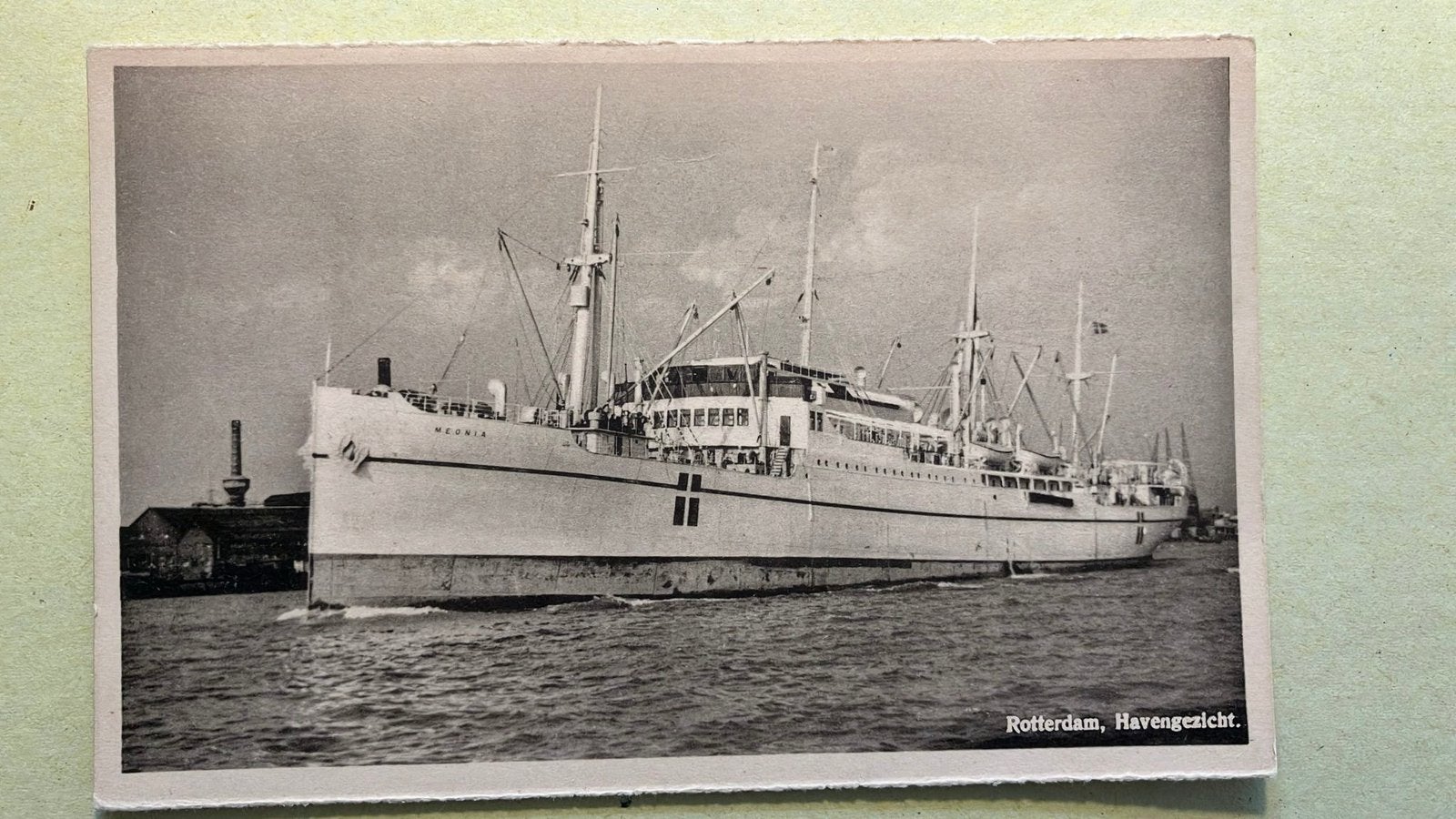 MEONIA (1927) - Denemarken Rotterdam Haven  1939, Ophalen of Verzenden, Voor 1920, Zuid-Holland