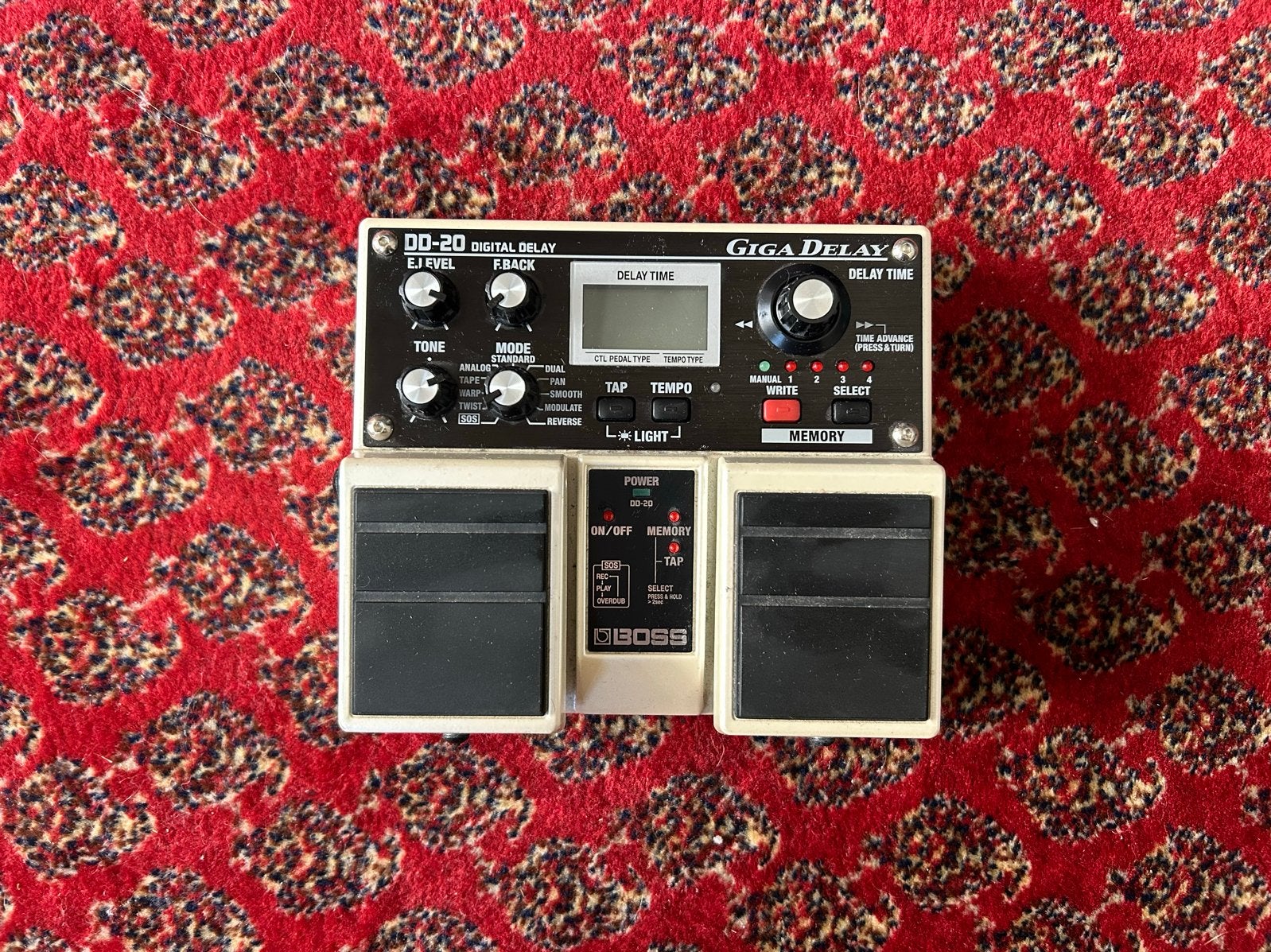 Boss DD-20 Giga Delay gitaarpedaal, Muziek en Instrumenten, Effecten, Ophalen of Verzenden, Gebruikt, Delay of Echo