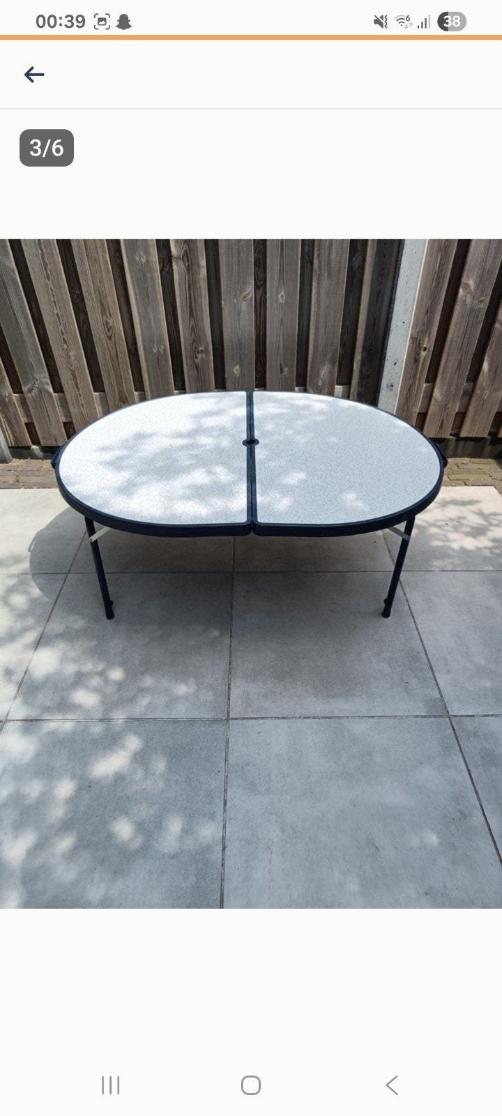 Opvouwbare campingtafel - Crespo, Ophalen, Gebruikt, Campingtafel