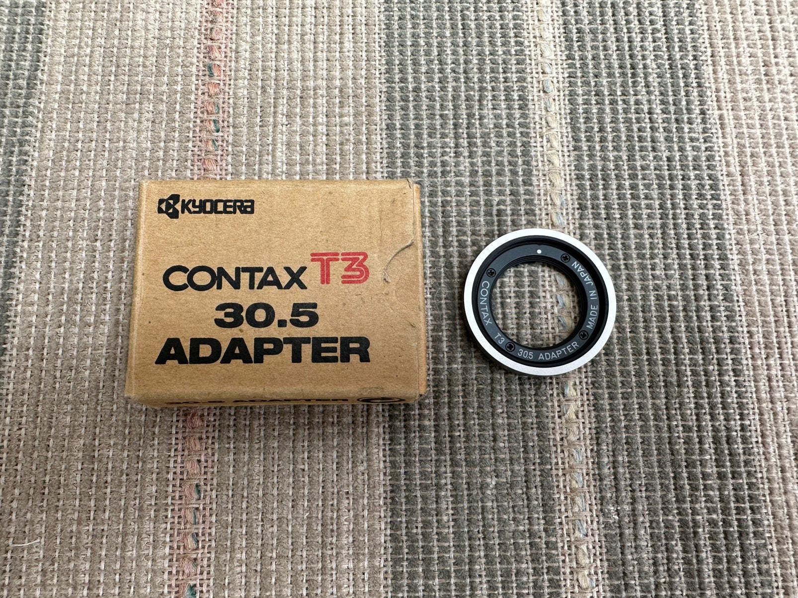 Nieuw Contax T3 30.5 Lens Adapter Silver T 3, Ophalen of Verzenden, Nieuw