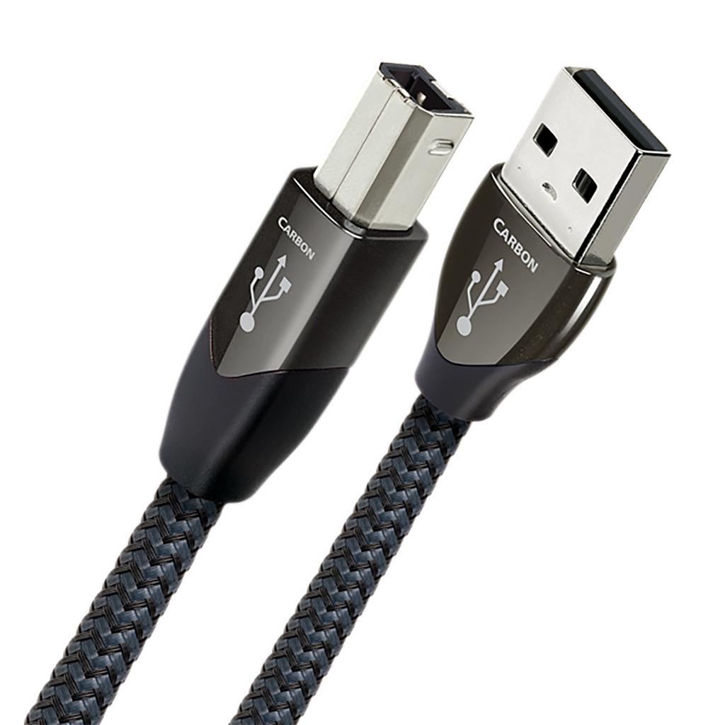 AudioQuest Carbon USB 2.0 A naar B kabel 3m, Audio, Tv en Foto, Audiokabels en Televisiekabels, Ophalen of Verzenden, Zo goed als nieuw