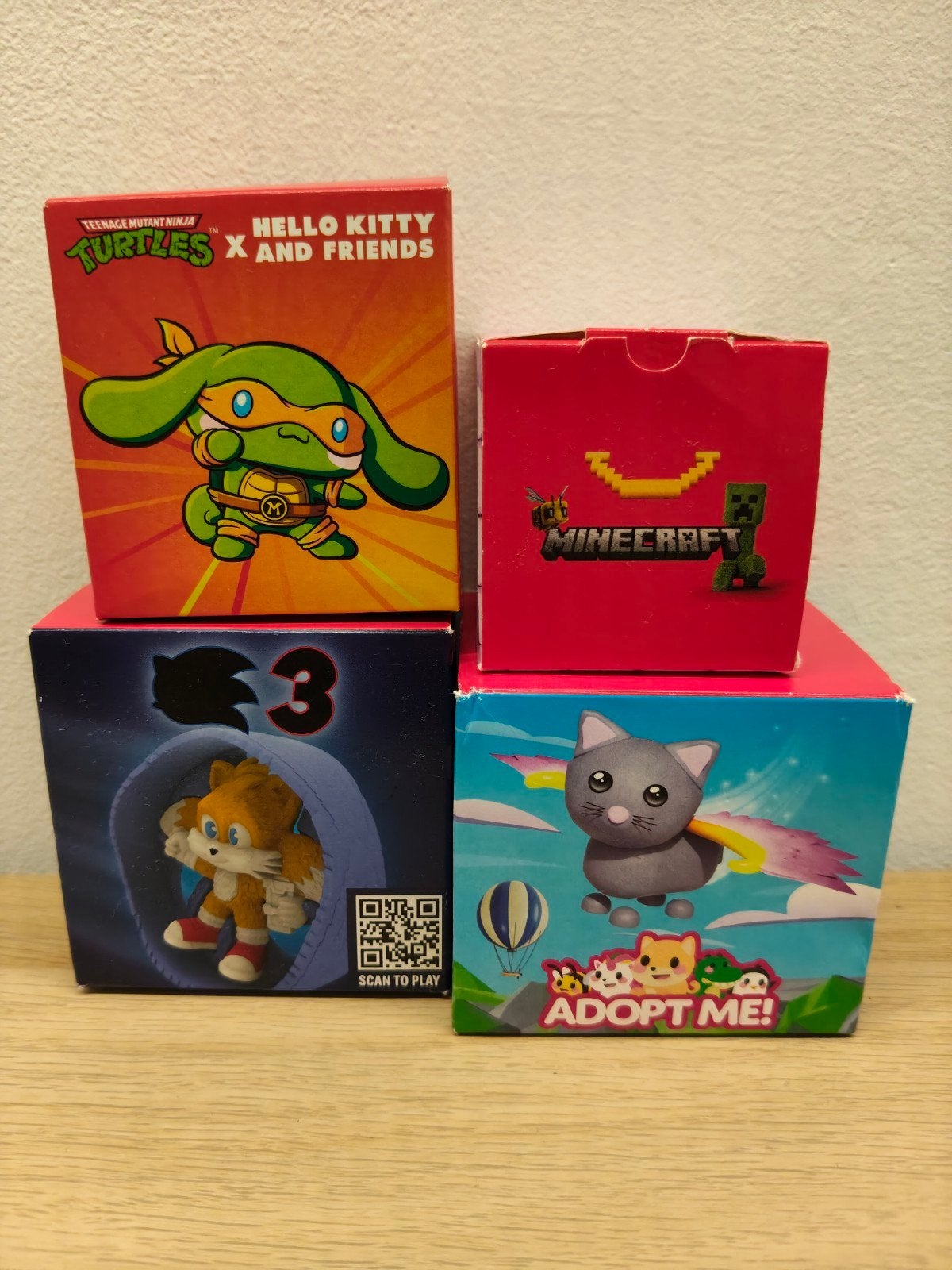 Happy Meal - Sonic, Minecraft, Hello Kitty en TMNT, Kinderen en Baby's, Speelgoed | Overig, Ophalen of Verzenden, Zo goed als nieuw