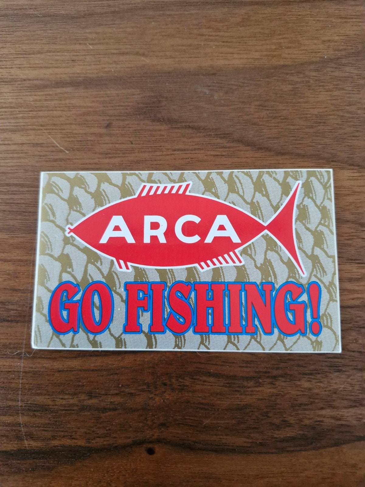 9404 ARCA Go Fishing! Sticker - Vishengel, Boot, Auto, Ophalen of Verzenden, Nieuw, Sport
