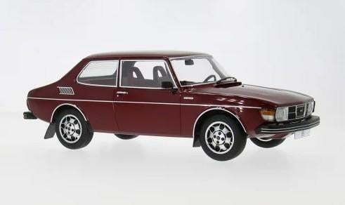 Saab 99 EMS 1977 Donkerrood - MCG 1:18