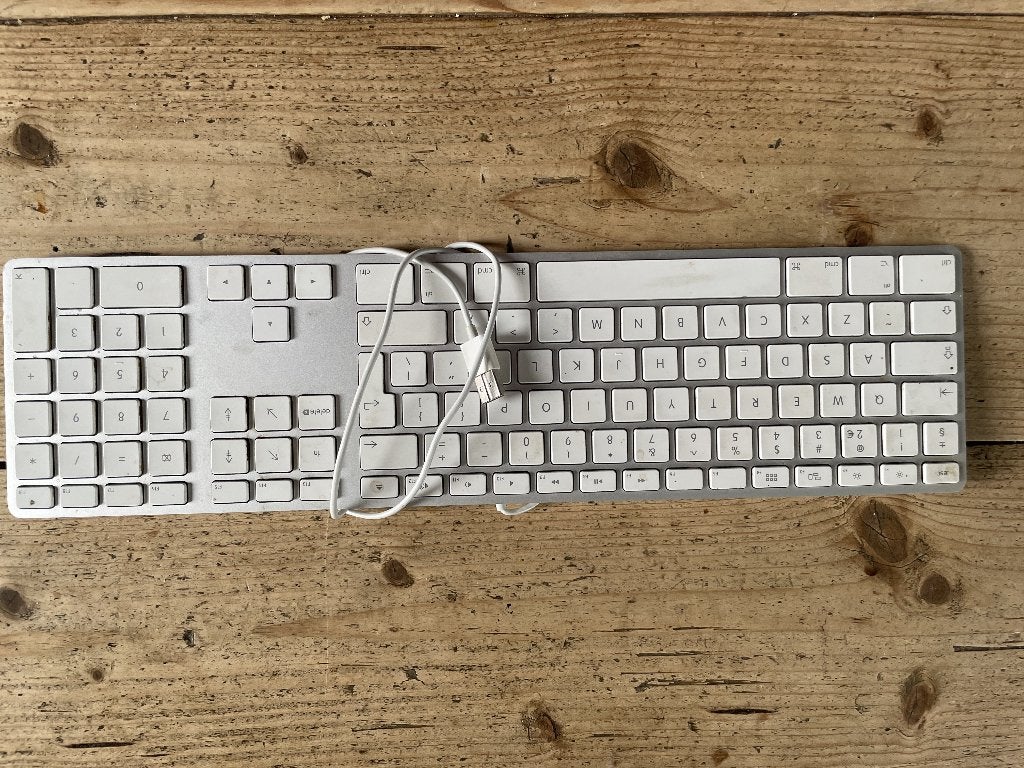 Mac toetsenbord, Computers en Software, Toetsenborden, Ophalen of Verzenden, Gebruikt, Bedraad, Apple