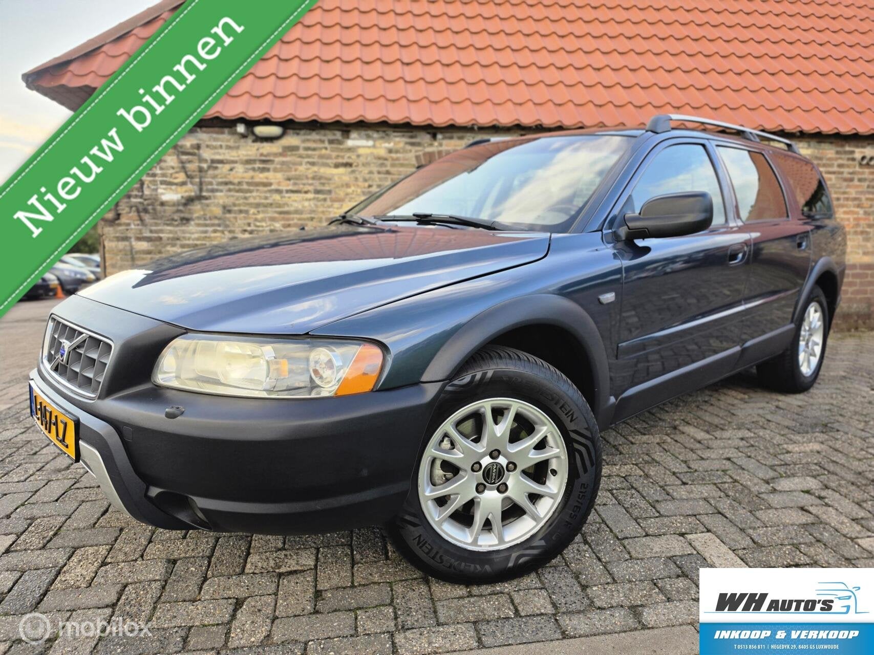 Volvo XC70 2.5 T Summum Youngtimer! Lage kmstand, Auto's, Automaat, Blauw, XC70, 2521 cc