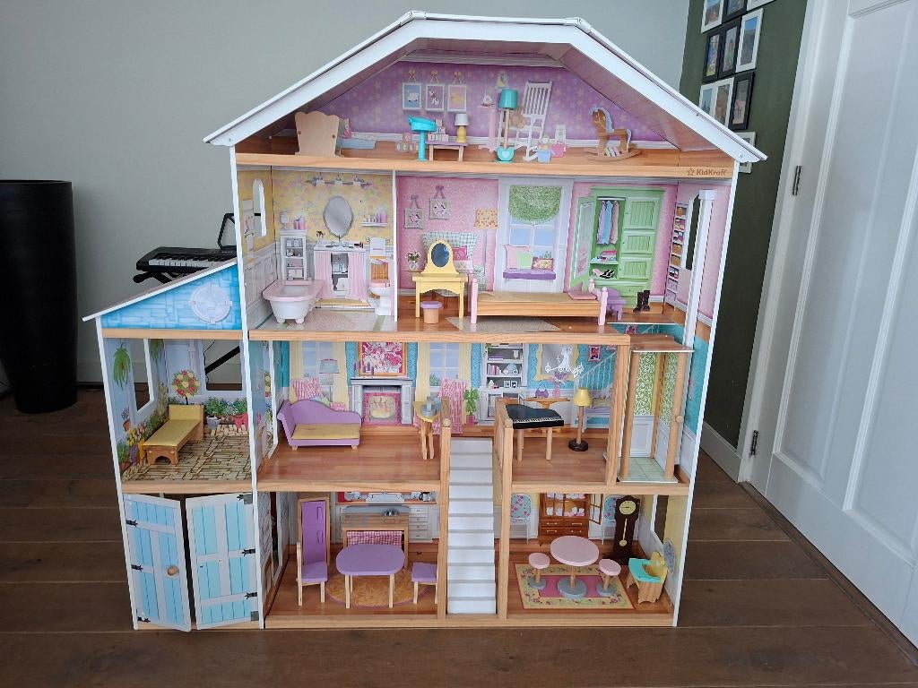 Kidkraft poppenhuis, Ophalen, Gebruikt, Poppenhuis