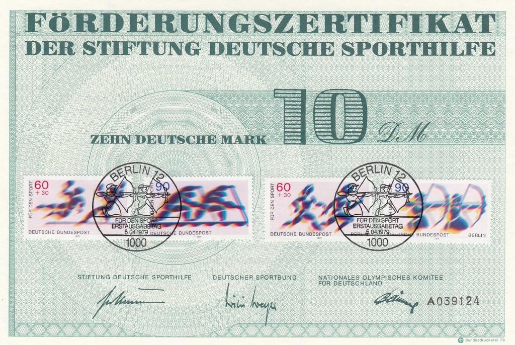 16-05 Förderungszertifikat 10 gestempeld, Verzenden, Overige periodes, Gestempeld