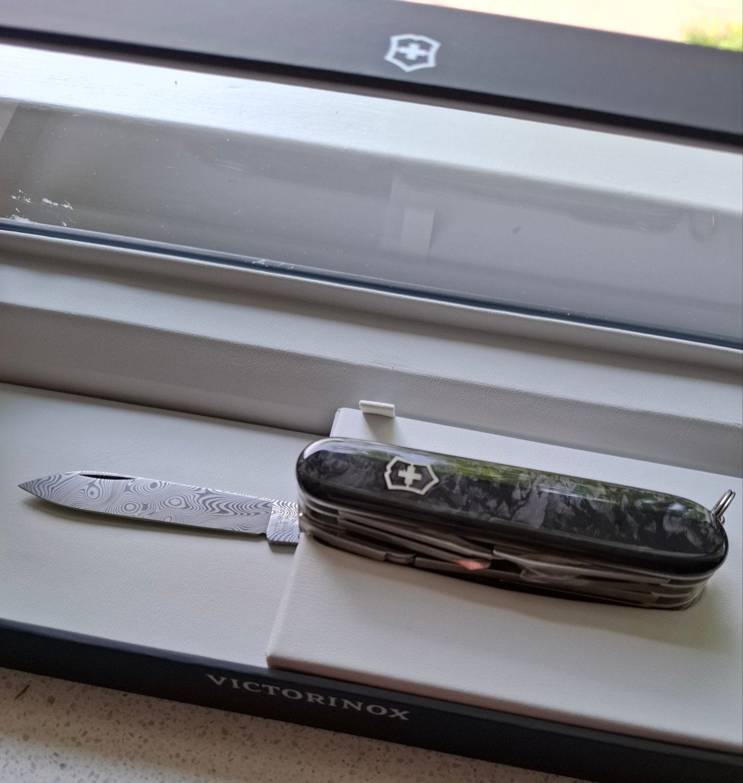 Victorinox swiss champ damast 2021mes zakmes, Ophalen of Verzenden, Nieuw