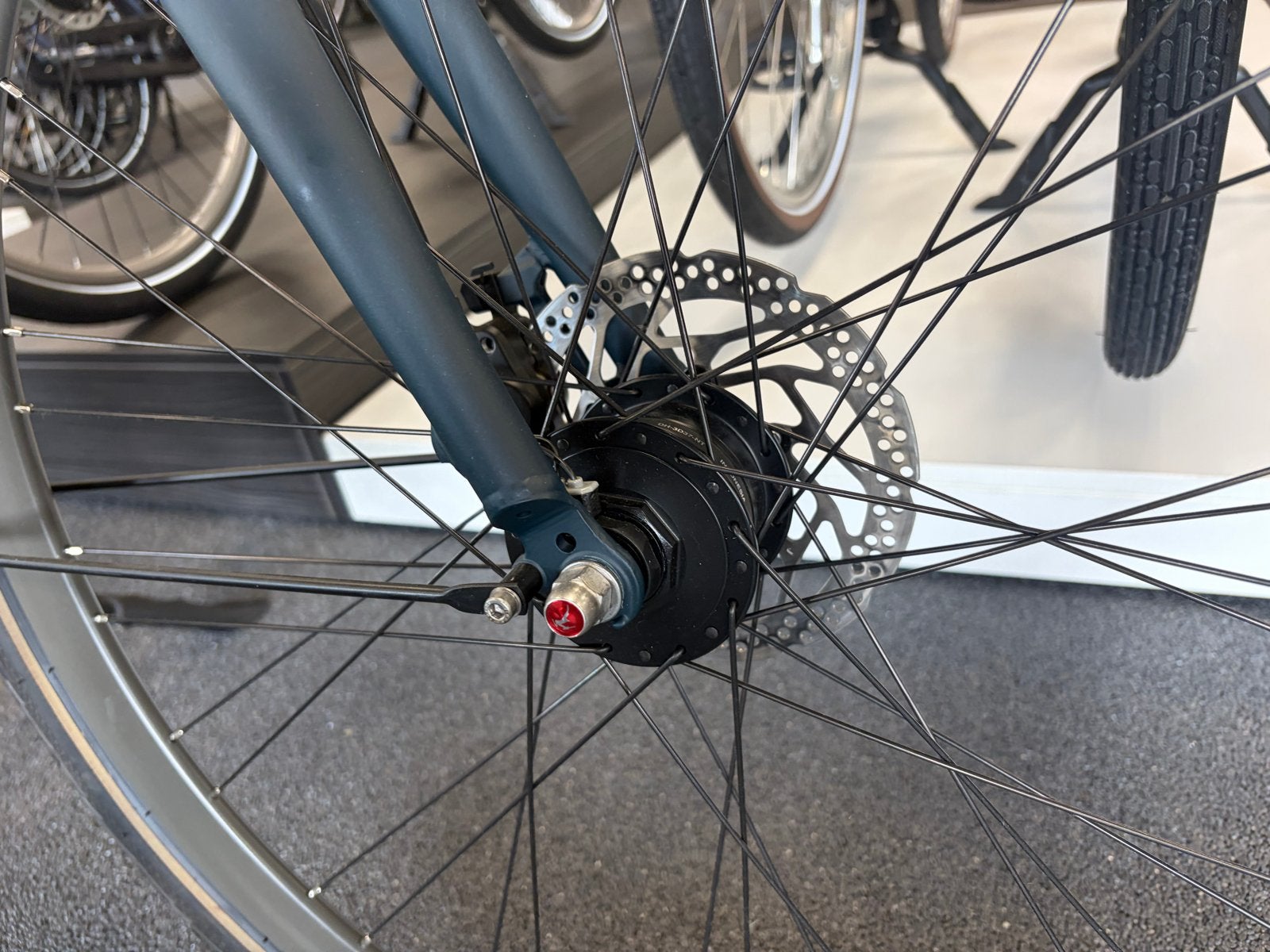 Gazelle Esprit Belt L54 Pine Green S7 - Nieuw van €1199 voor, Fietsen en Brommers, 53 tot 56 cm, Gazelle@gazelle.nl, Gazelle, Versnellingen