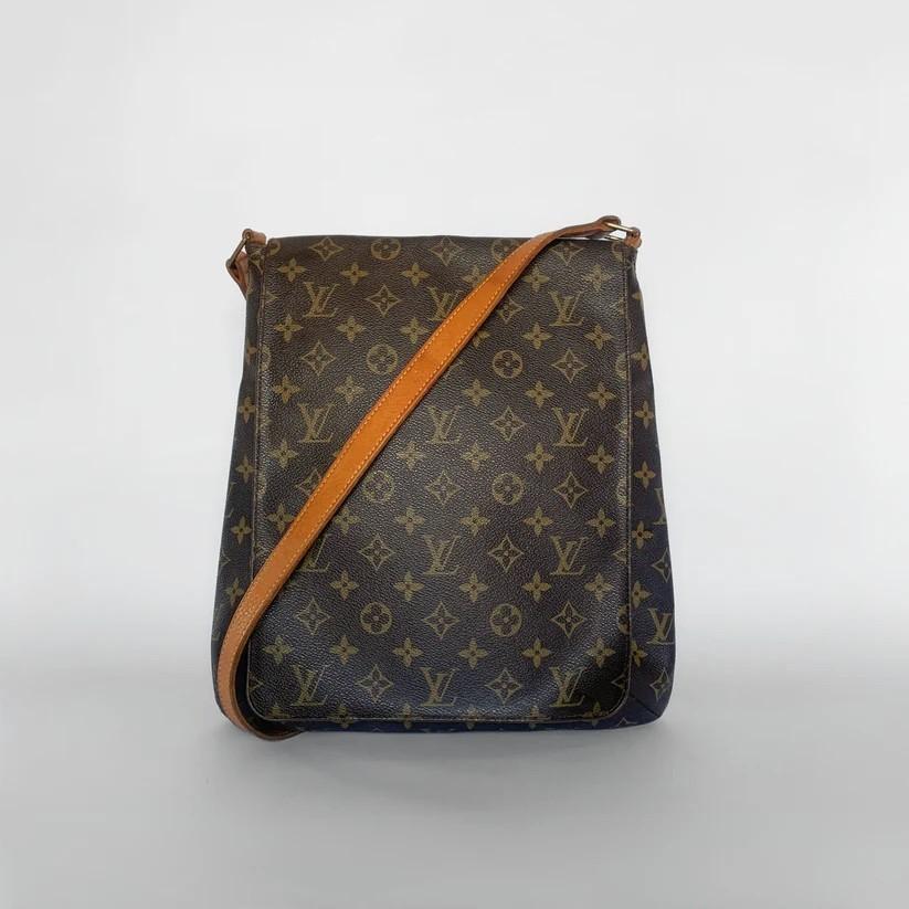 Louis Vuitton Musette Salsa Monogram Canvas Brown, Ophalen of Verzenden, Zo goed als nieuw, Bruin, Handtas