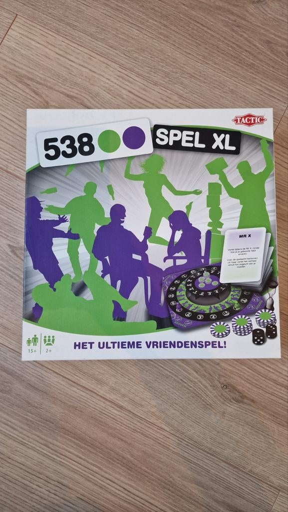 Bordspel | 538 Spel XL, Een of twee spelers, Ophalen of Verzenden, Zo goed als nieuw, Tactic