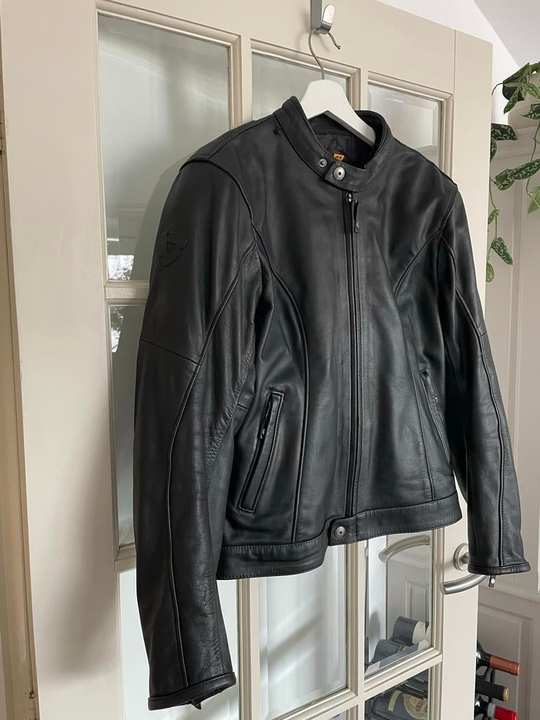 REV'IT! leren motorjas dames maat 44, Motoren, Kleding | Motorkleding, Jas | leer, Dames, Tweedehands, Ophalen of Verzenden