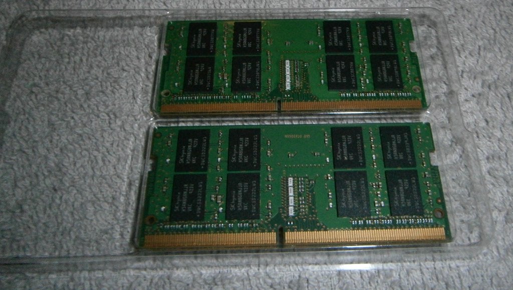 32gb (2 x 16gb) DDR4 SODIMM 2666Mhz SK HYNIX Dual Rank, Ophalen, 32 GB, DDR4, Zo goed als nieuw