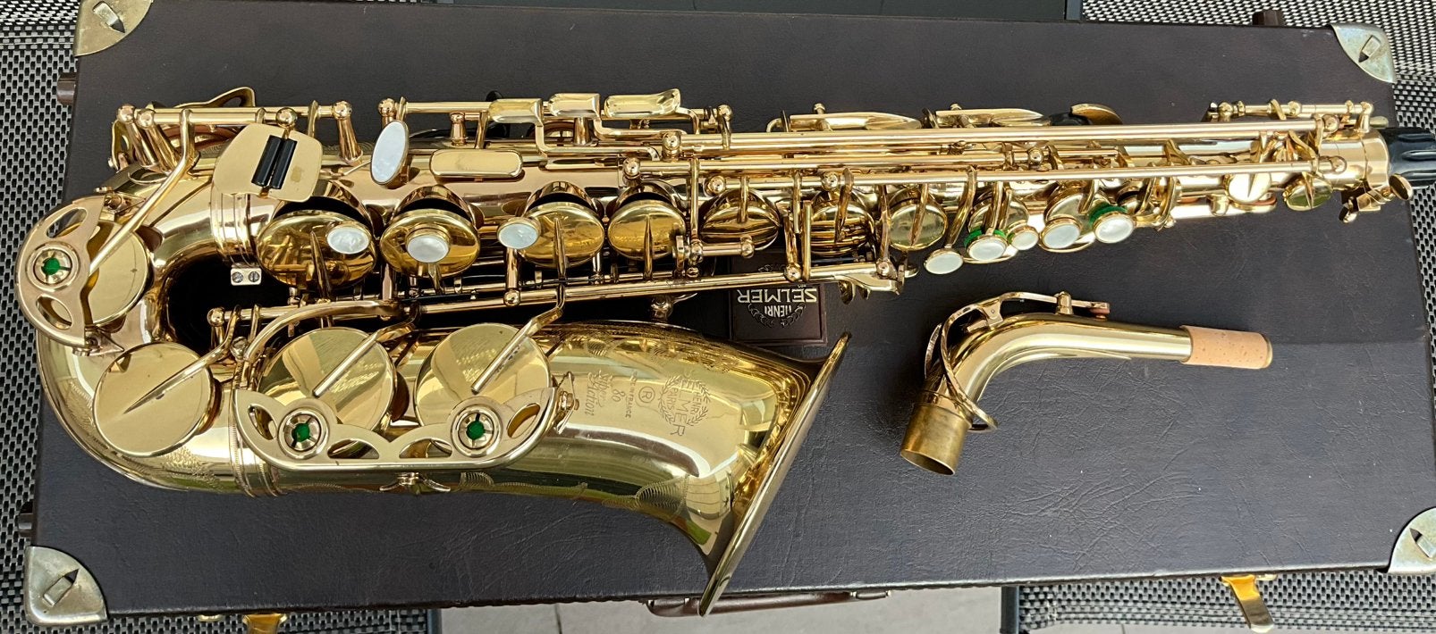 Selmer Paris SA80 alt saxofoon - gereviseerd, Muziek en Instrumenten, Ophalen of Verzenden, Zo goed als nieuw, Alt, Met koffer