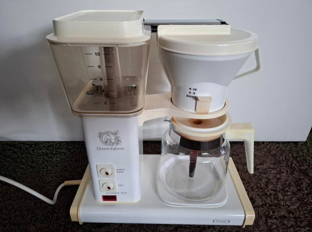 Douwe Egberts Technivorm Moccamaster Koffiezetapparaa, Gebruikt, Koffiemachine, Gemalen koffie, Ophalen of Verzenden