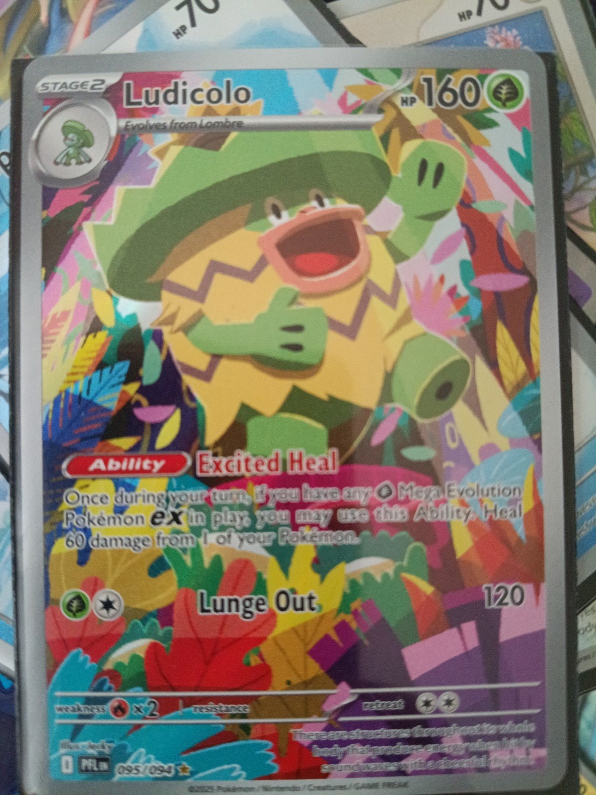 Ludicolo Pokémon Kaart - Full Art (095/094), Ophalen of Verzenden