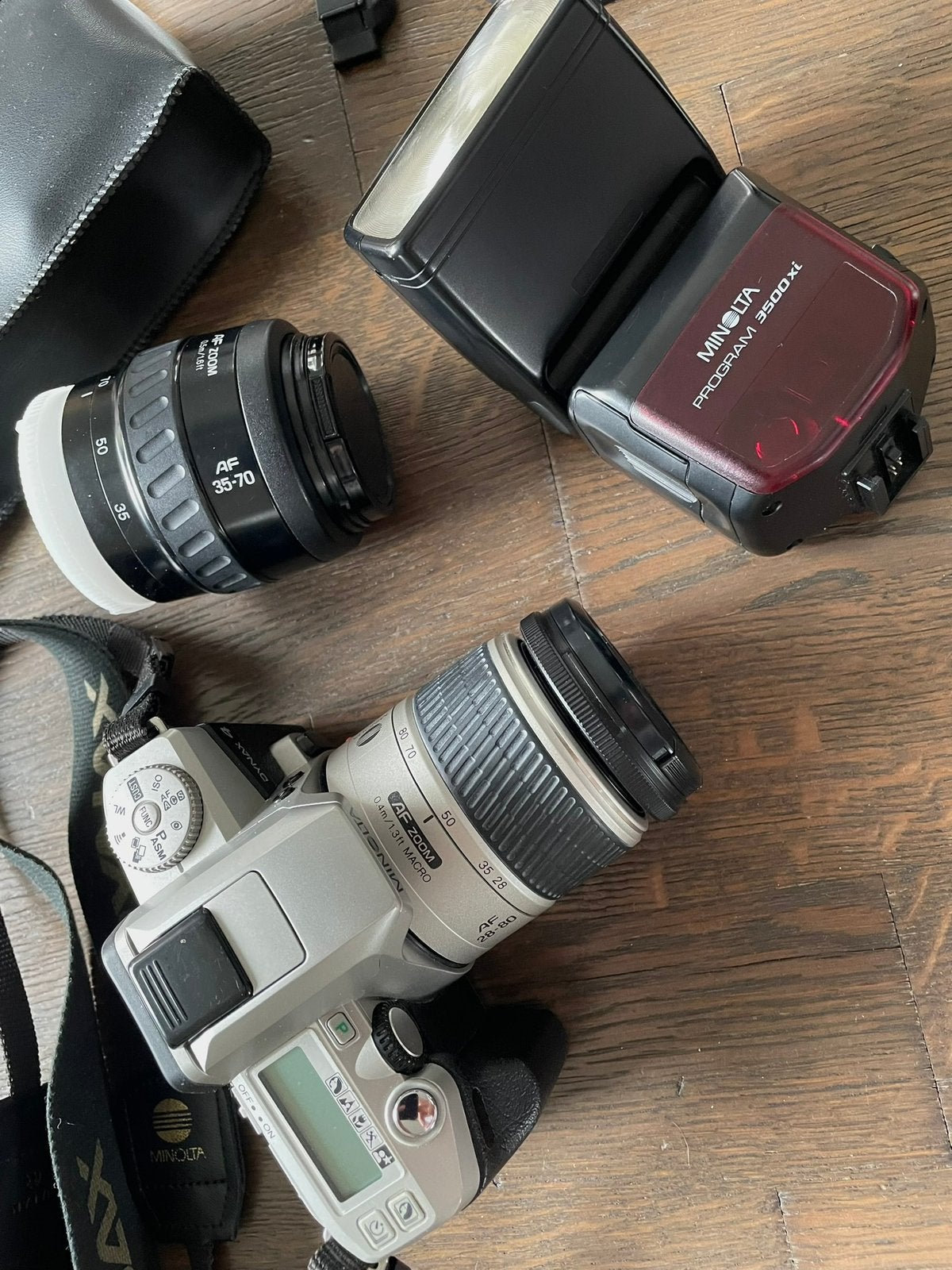 Minolta Dynax 4  + toebehoren zgan, Ophalen of Verzenden, Zo goed als nieuw, Spiegelreflex, Minolta