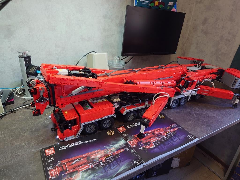 Mould King LTM 11200 Kraan - Technic Bouwset, Ophalen of Verzenden, Gebruikt, Overige merken