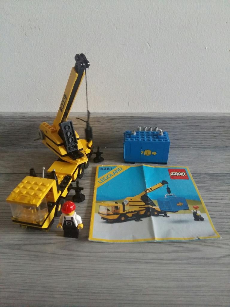 Lego Town Classic Town Construction 6361 Mobile Crane, Ophalen of Verzenden, Gebruikt, Complete set, Lego