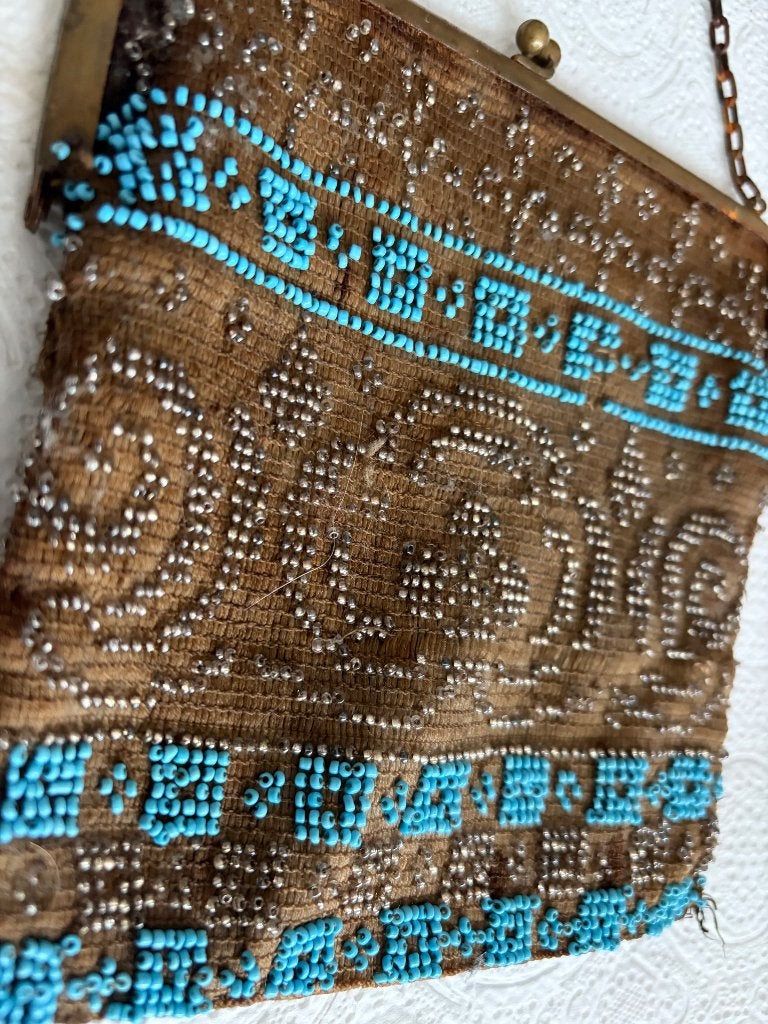 Oud kralentasje, Antiek en Kunst, Ophalen of Verzenden, Dames