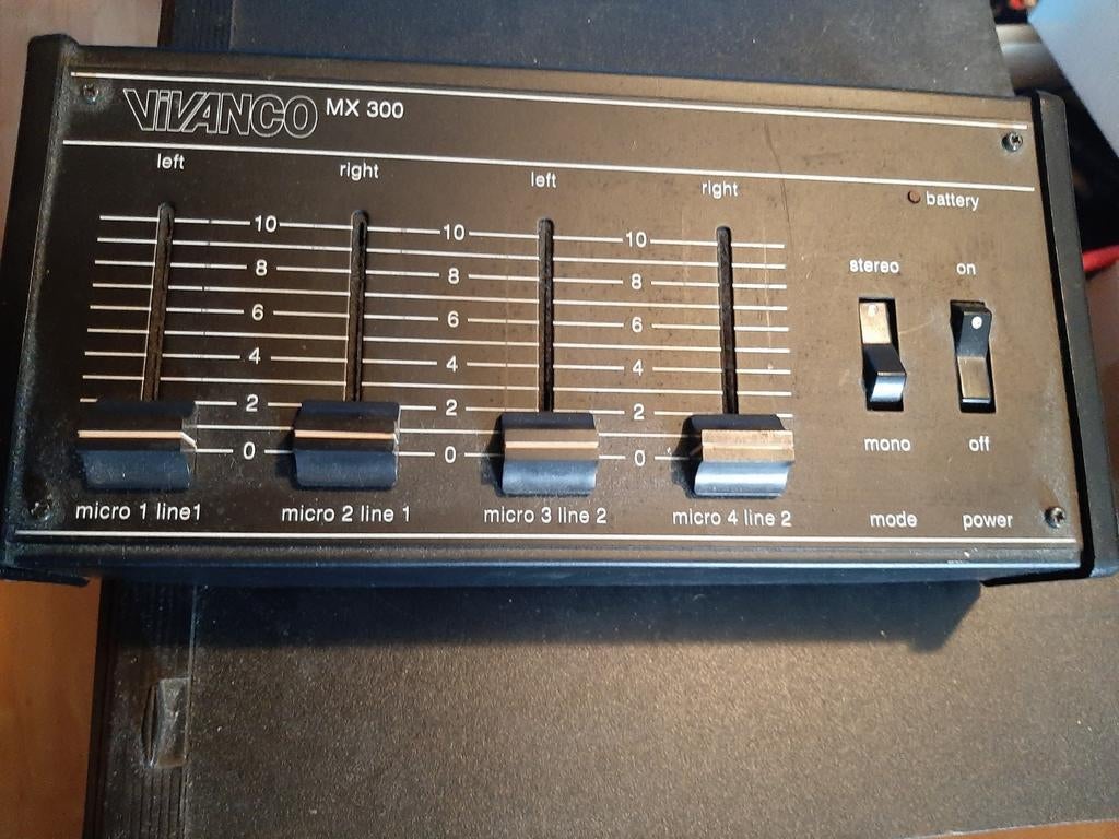 Vivanco MX300 Microfoon/Lijnmixer Stereo/Mono, Ophalen of Verzenden