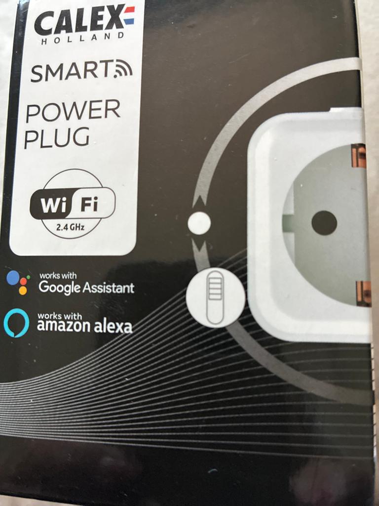 Calex Smart Power Plug - Wi-Fi Stekkerdoos, Nieuw, Kunststof, Ophalen of Verzenden, Modern