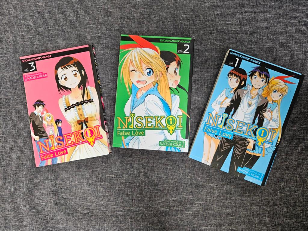 Nisekoi manga volume 1 tot en met 3, Meerdere stripboeken, Ophalen of Verzenden, Zo goed als nieuw