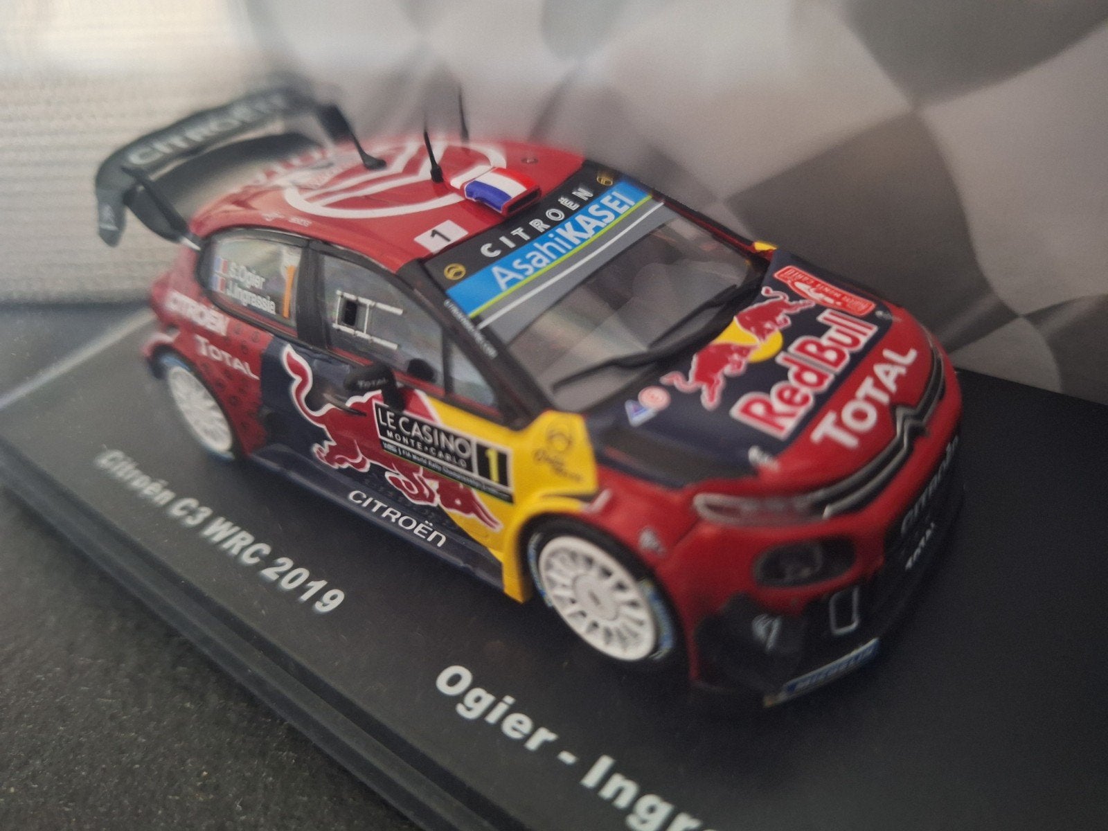 Citroën C3 #1 WRC Rally Monte Carlo Schaal 1:43, Overige merken, Atlas, Auto, Atlas